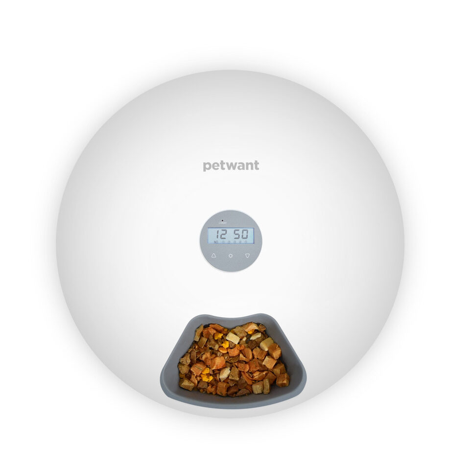 Automatic Timed Pet Feeder For Cats 6 Meals