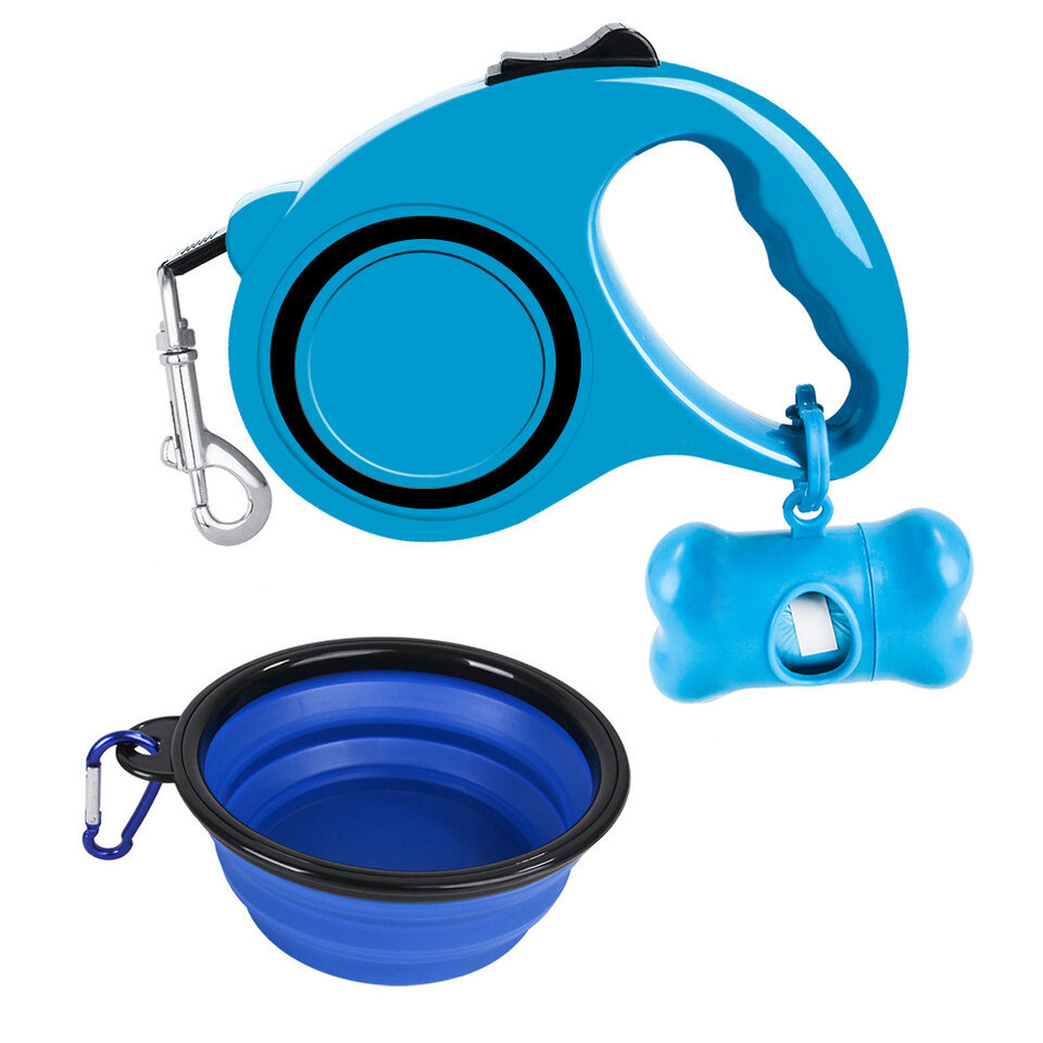 Dog Traction Rope Folding Bowl