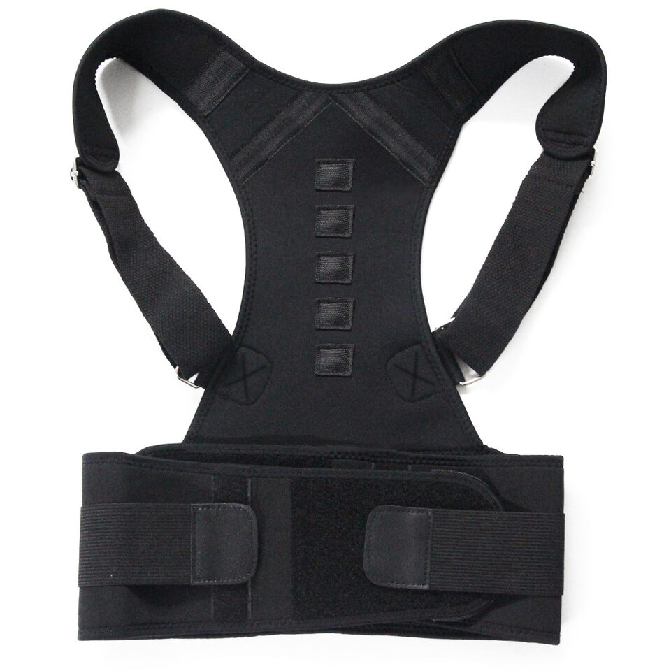Adjustable Magnetic Posture Corrector Corset Back Men Body