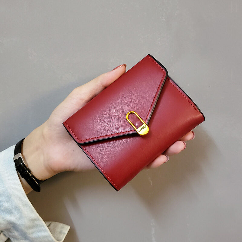 Love Europe And America Simple Womens Wallet Short