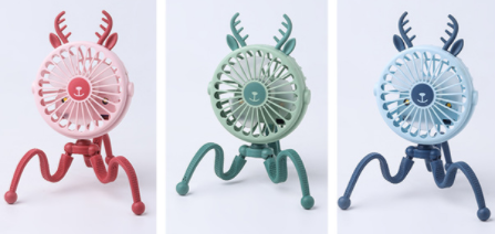 Stroller Fan Personal Portable Desk Handheld Baby Bed
