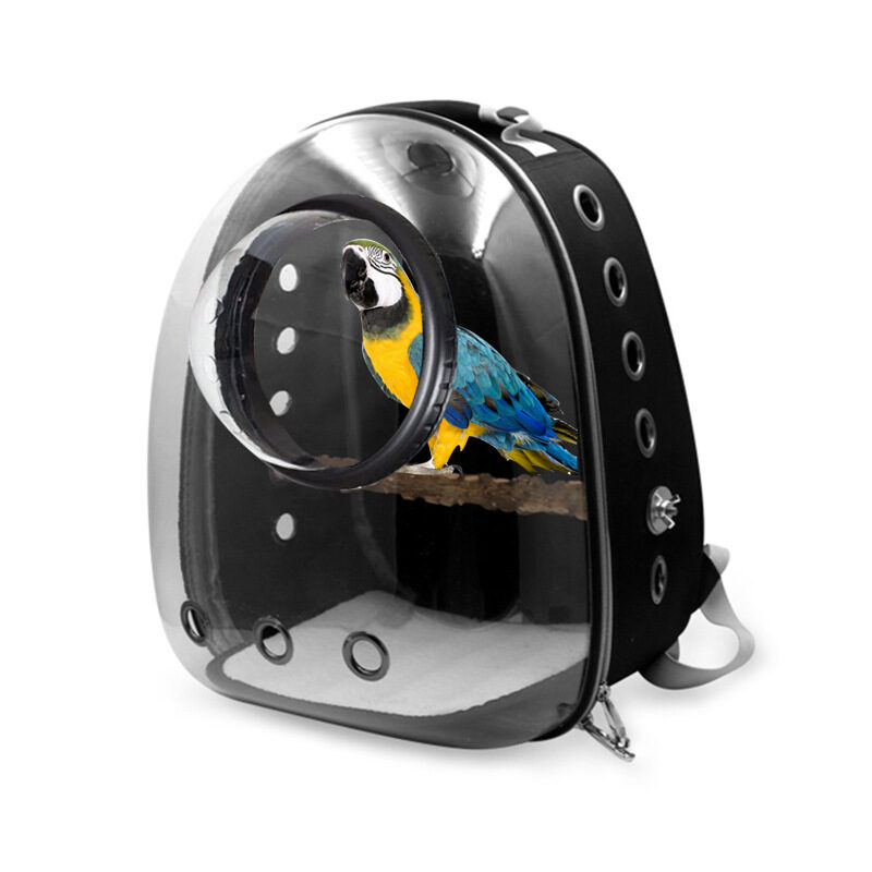Breathable Pet Bag Outdoor Carrying Parrot Backpack Small
