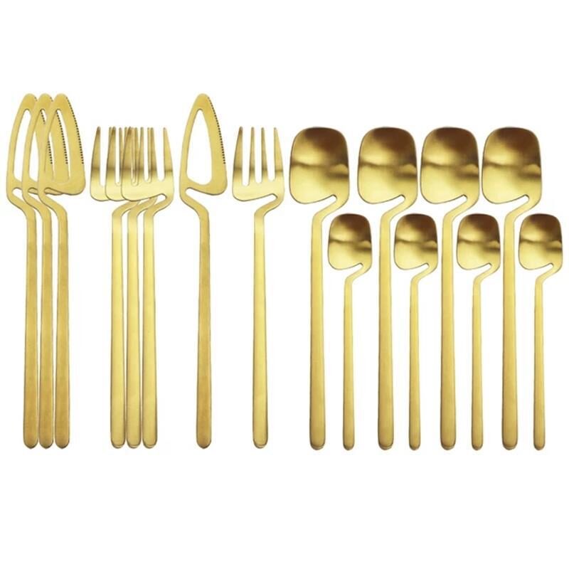 Rainbow Dinnerware Set Spoon Fork Knife Table Decor