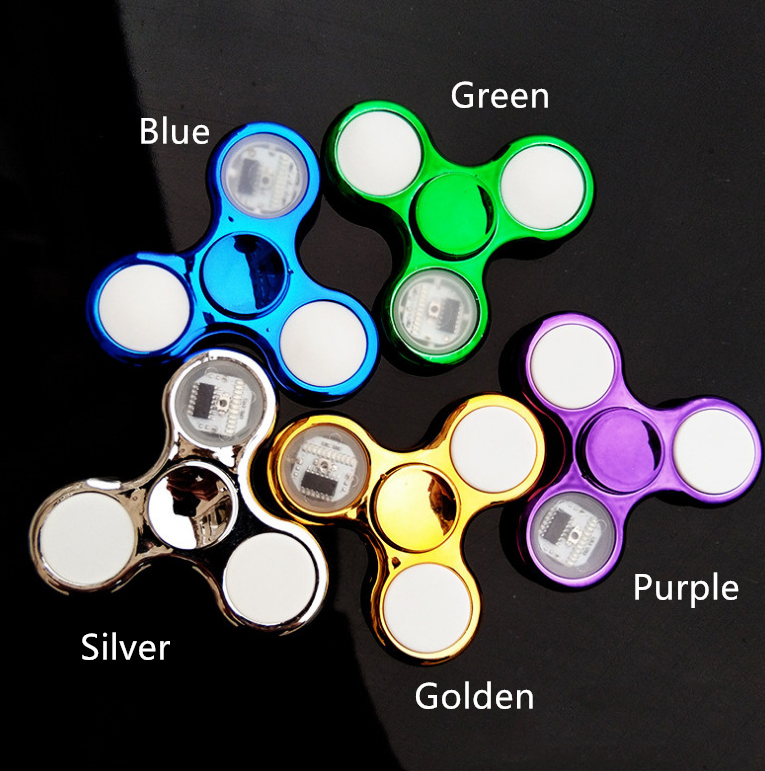 Luminous LED Light Fidget Spinner Hand Top Spinners