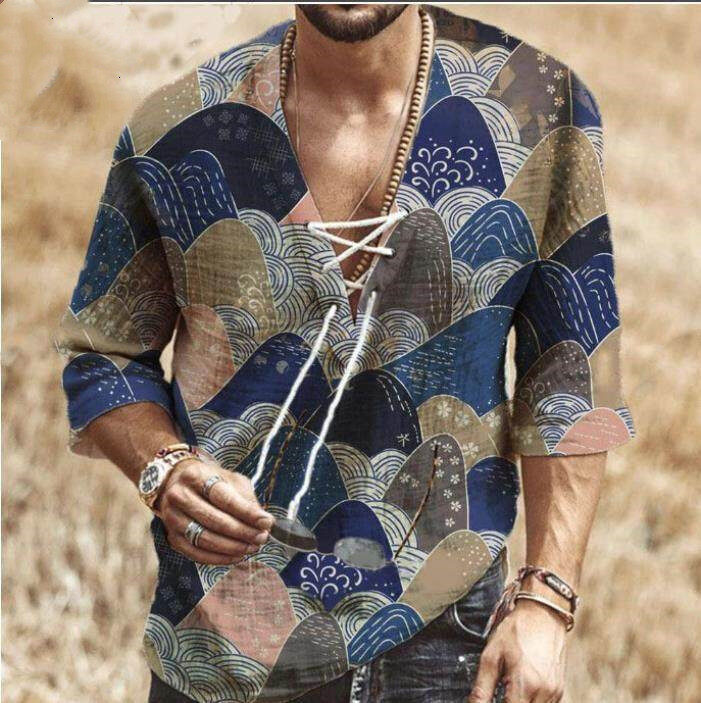 New Large Size Loose Hot style Men Shirts