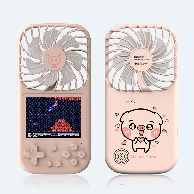 Gaming Mini Videogames Machine Player Summer Handheld Fan