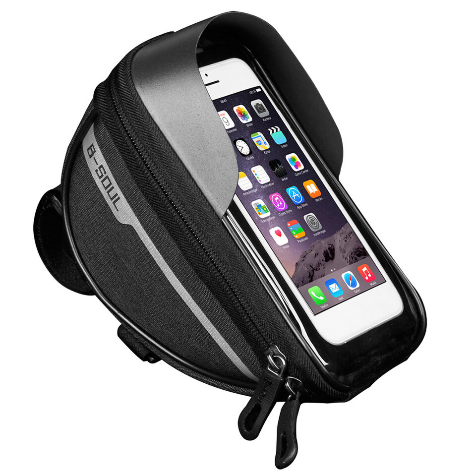 Bicycle Cell Phone Holder Front Pocket