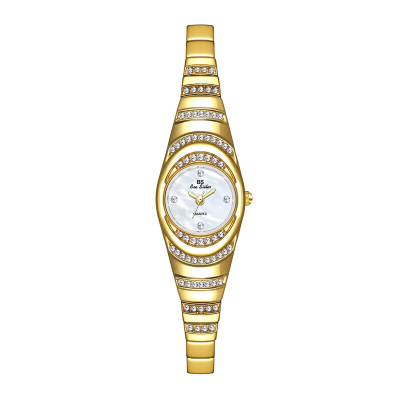 Ladies Gold Watch Diamond Wristwatch Female Fashion Bracelet