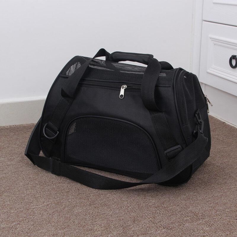 Portable Pet Mesh Carrier Bag Travel Bags