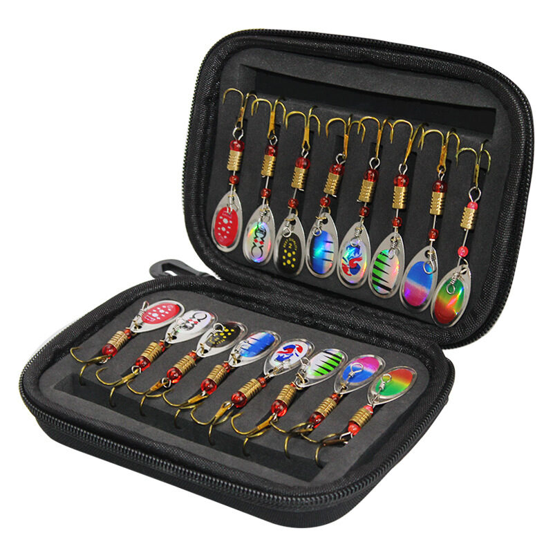 Rotating Composite Sequin Set Fly Hook Fishing Bait