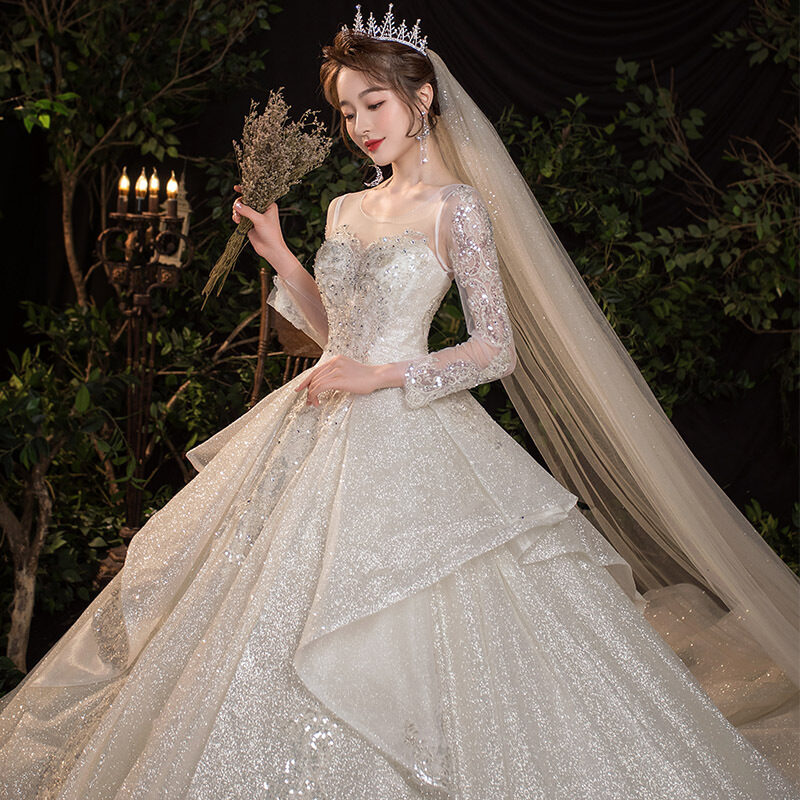 Wedding Evening Dress New Bride French Temperament Dream