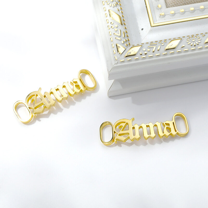 Sneakers Tag for Women Men Stainless Steel Personalized