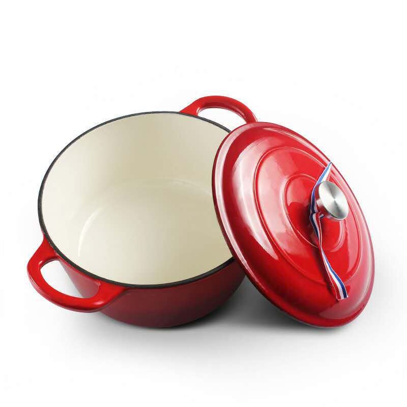 Export Lintore cast iron enamel pot 23cm healthy
