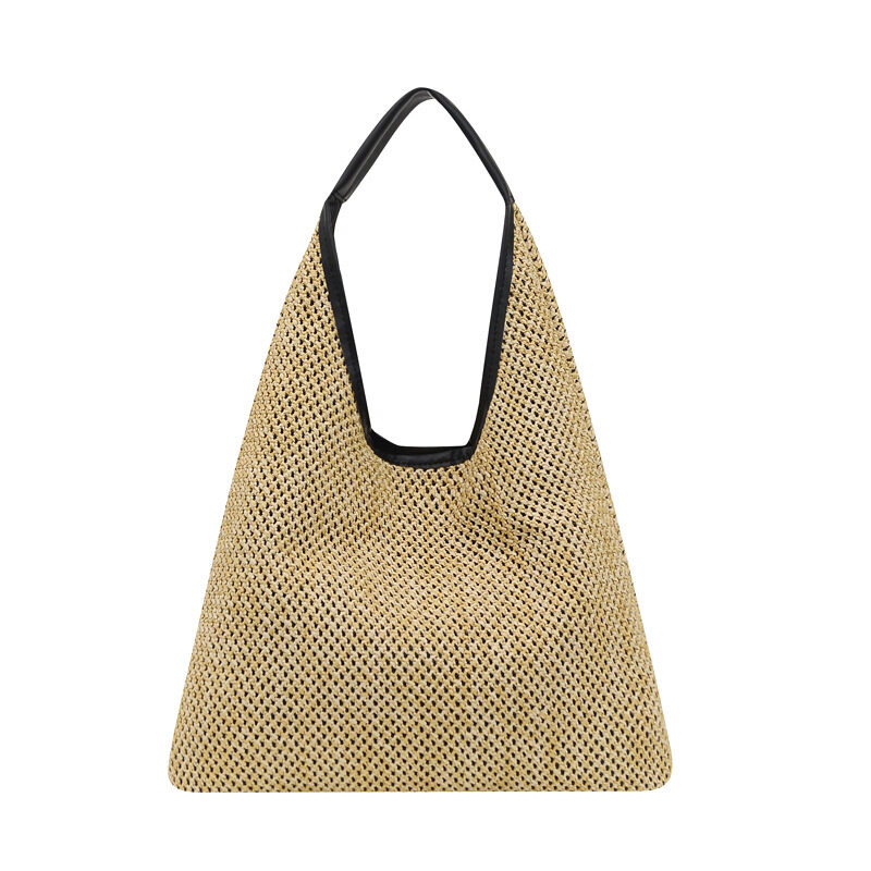 Fashion Rattan Women Shoulder Bags Wikcer Woven Female