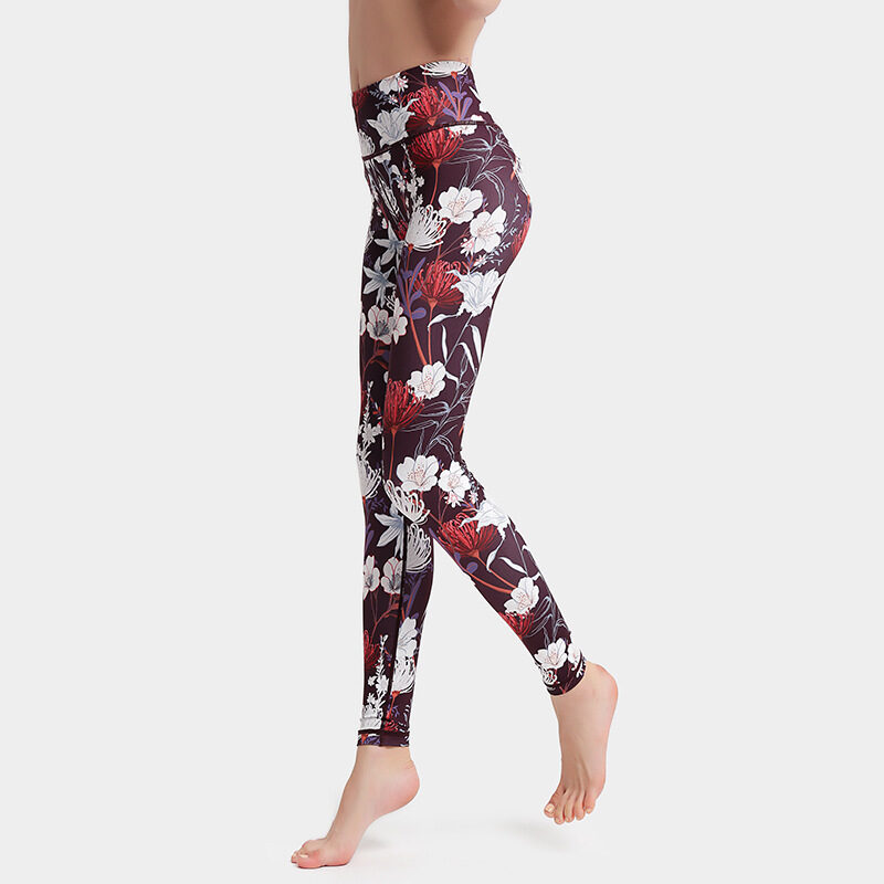Print Yoga Suit Pants