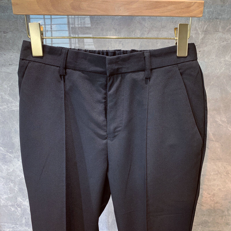 Men's Casual Cropped Trousers Straight
