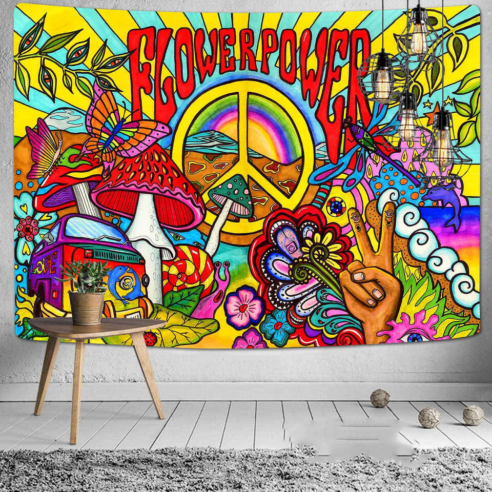 Home Tapestry Wall Hanging Beach Towel Sitting Blanket