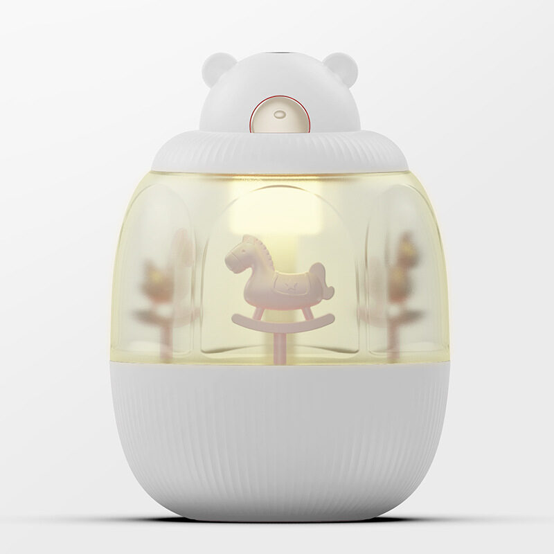 USB Rechargable Cool Mist Humidifier Creative Carousel