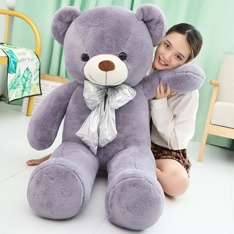 80-100cmx Cotton Stuffed Plush Animals Toys Macaron color