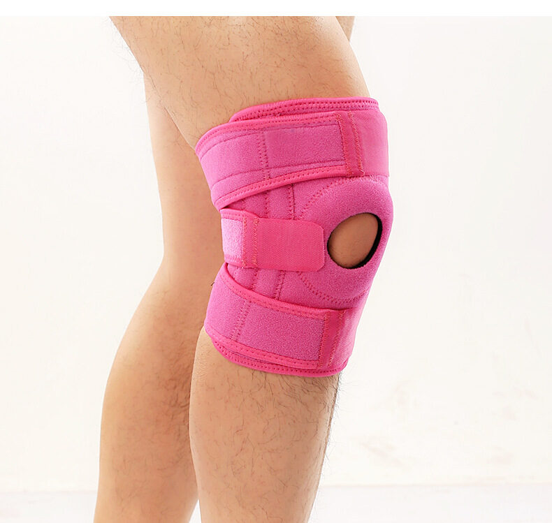 Sports mountaineering knee pads Silicone non-slip fitness spring