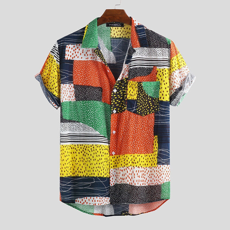 Novelty Button White New Men Shirts For Stylish