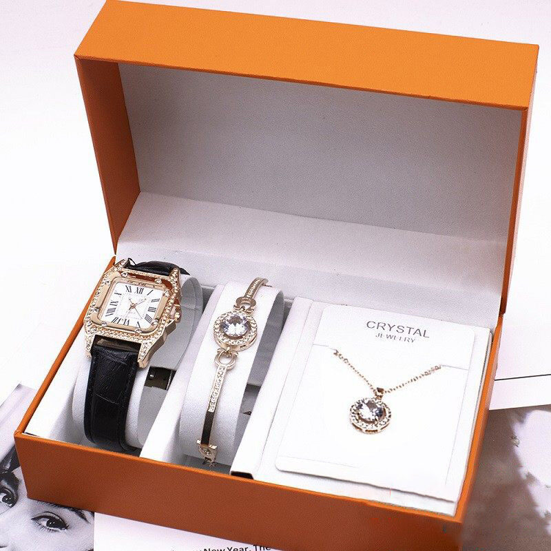 Wrist Watch Set Watches Women New Necklace Bracelets