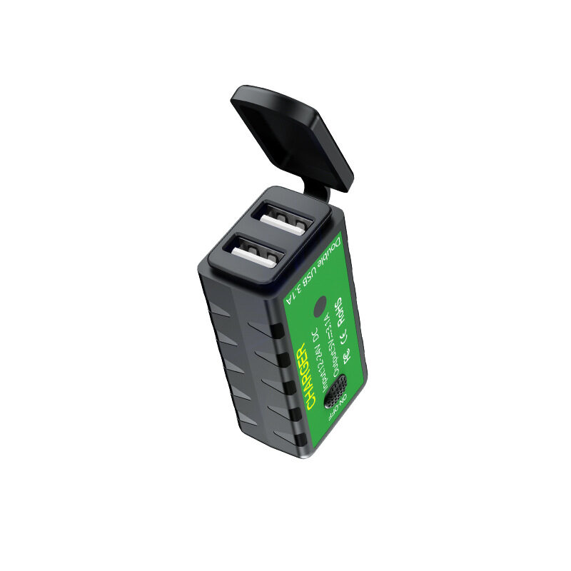 Charger 12V Dual USB Motorcycle Waterproof