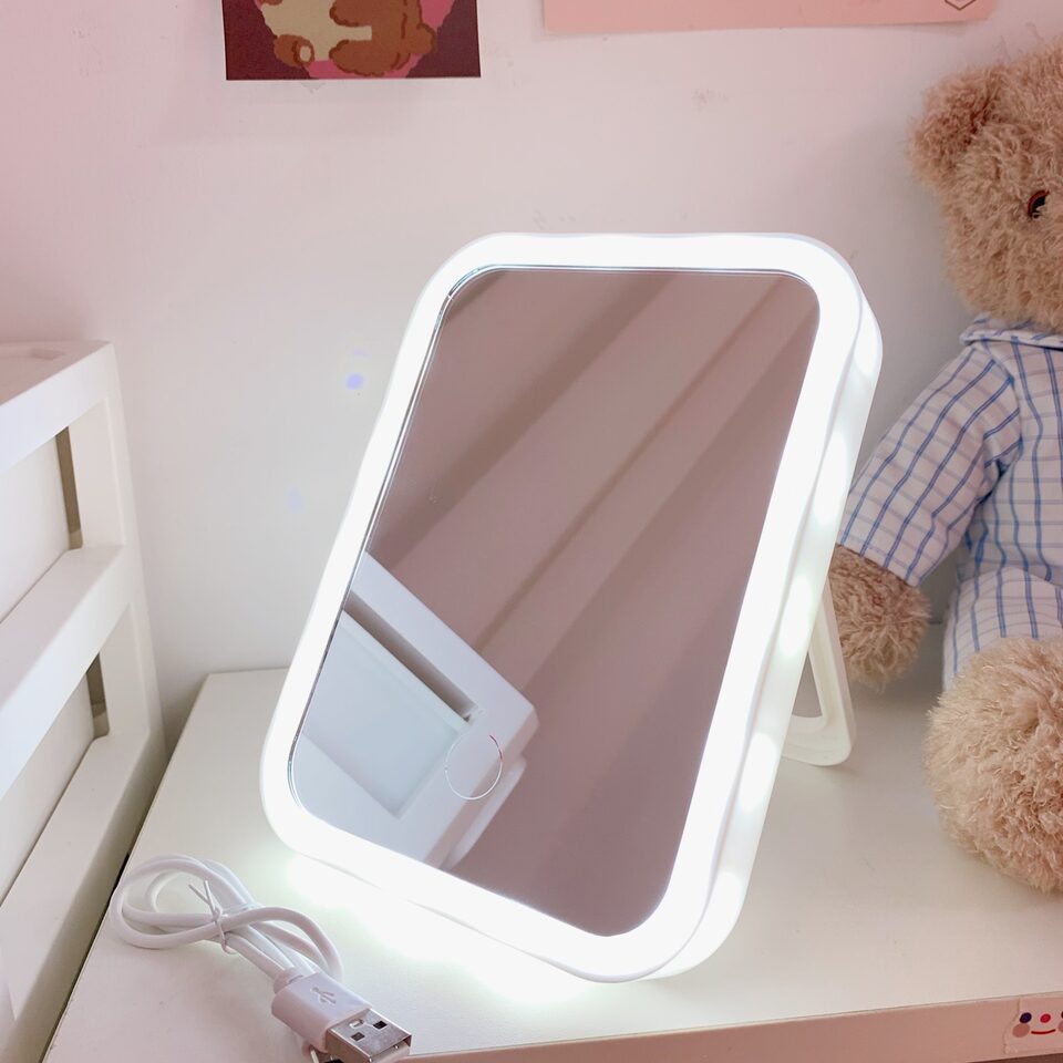 Desktop Vanity Mirror LED Portable