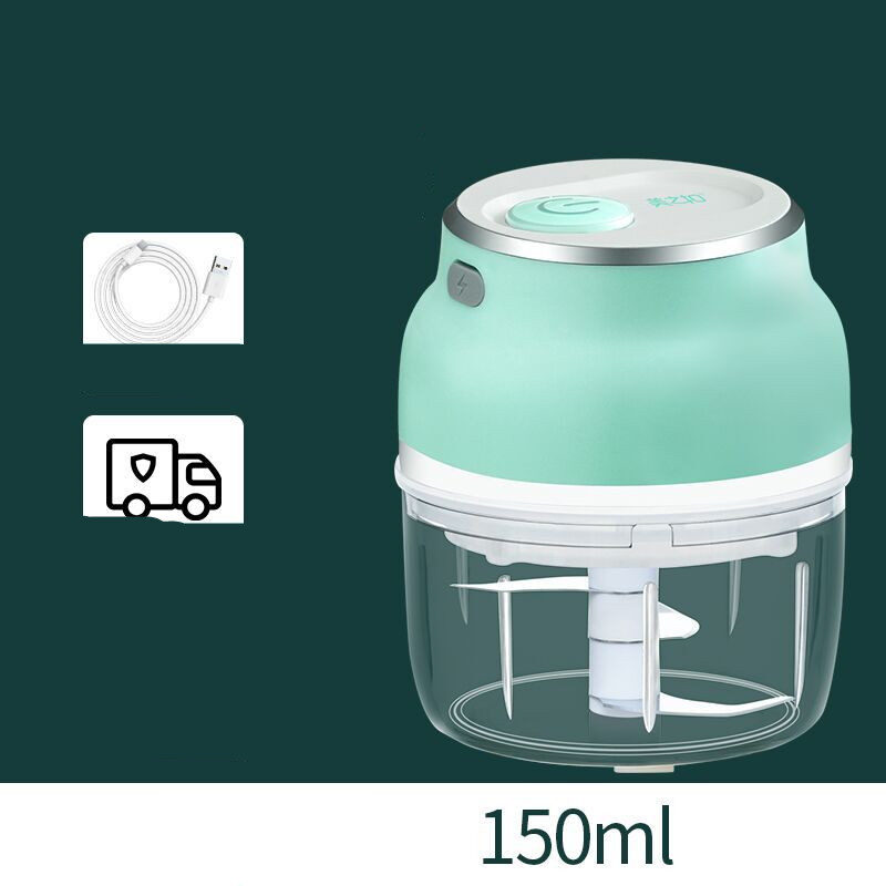 Portable Electric Mini Garlic Cutter Masher Vegetable Fruit