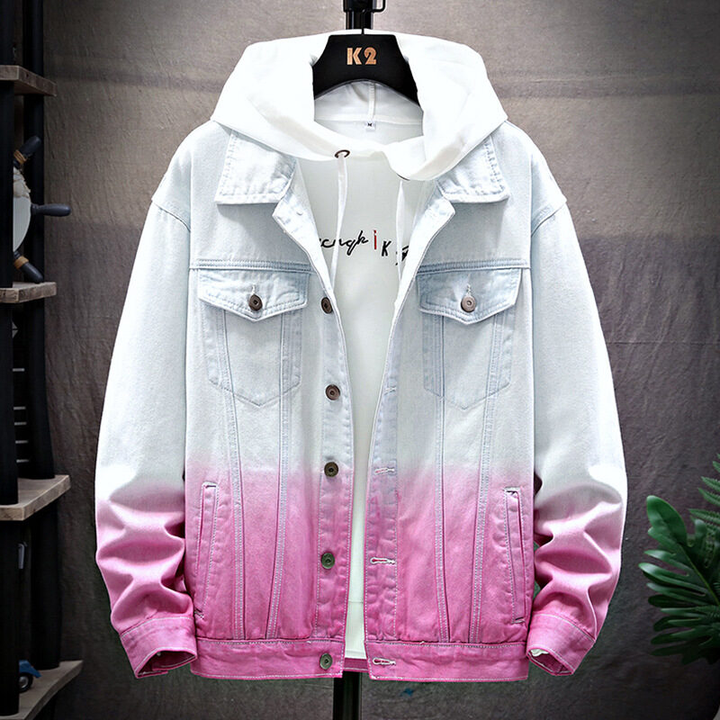 Men's Denim Jacket Loose Student Clothes Men
