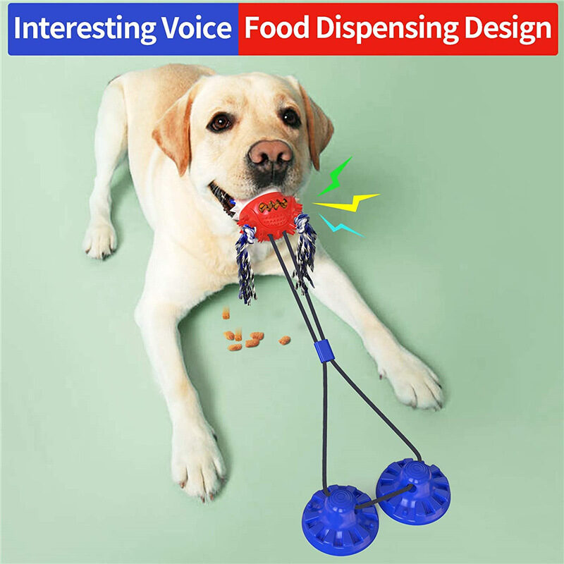Aggressive Chew Dog Toy Large Interactive Indestructible Suction