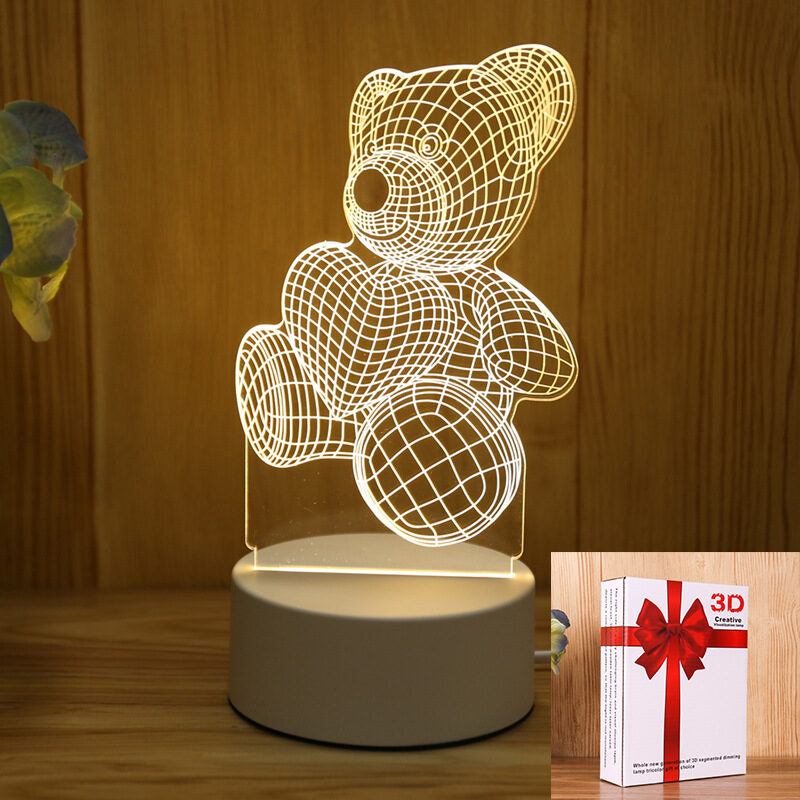 Welfare Holiday Gift Opening Event Advertising Night Light