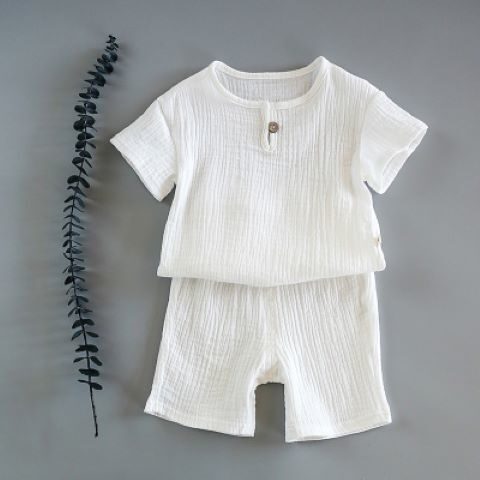 Baby Summer Cotton Soft Set Children Short Sleeve