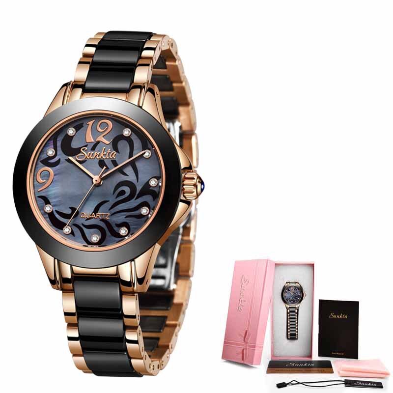 Ceramic Ladies Watches Exquisite High-end