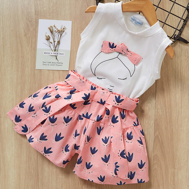Kids Girls Clothes For Baby Girl T-Shirt Shorts