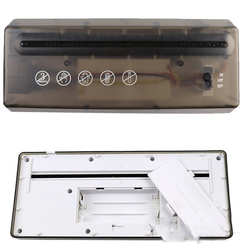 Small Electric A4 Paper Shredder Strip Cut Desktop