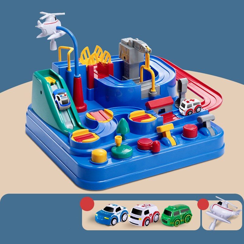 Children Toys For The Parking Lot Car Track