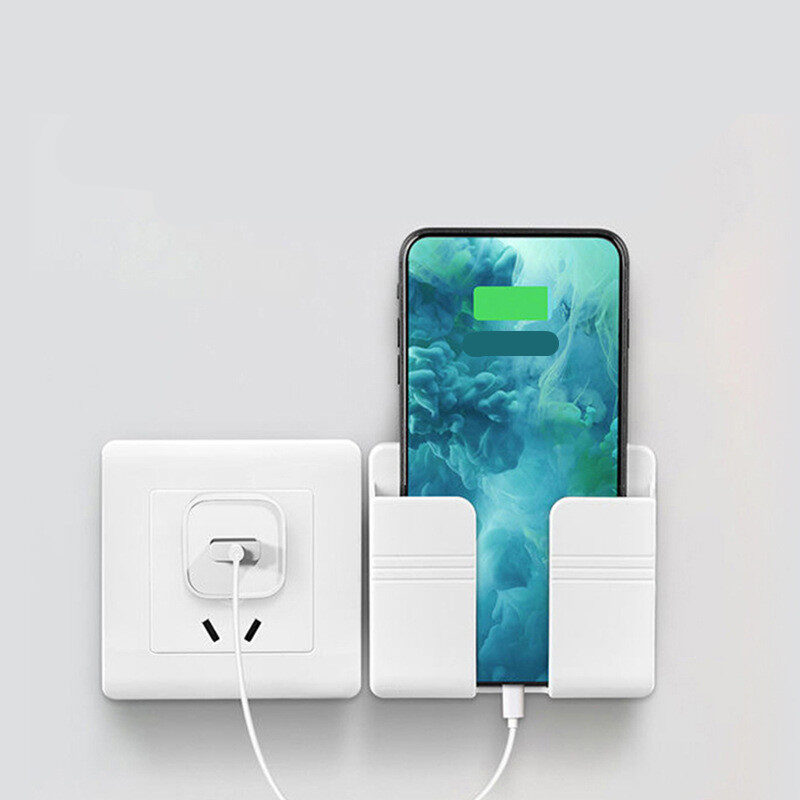 Mobile Phone Charging Storage Rack Punch-free Sticky Box