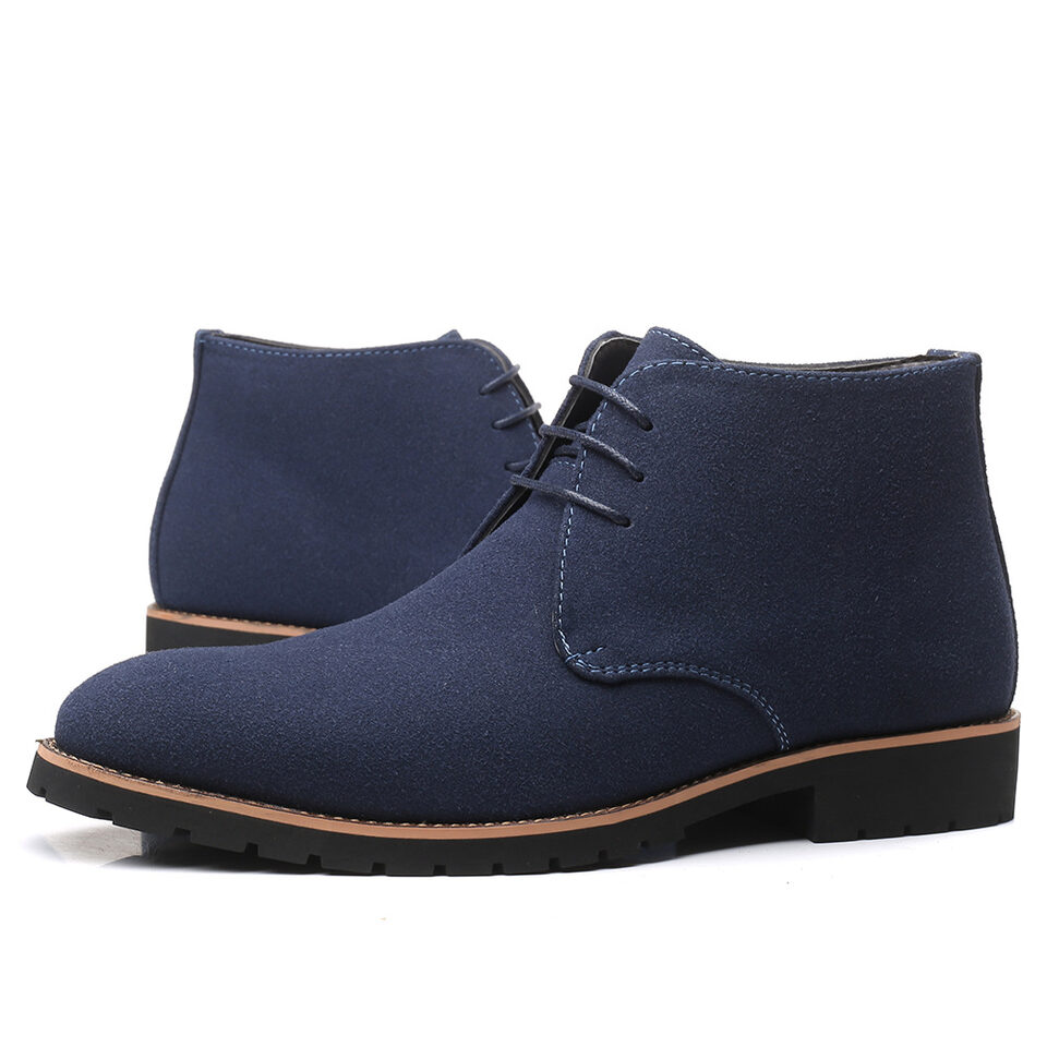 Casual Men s Leather Shoes Zhongbang Boots Front