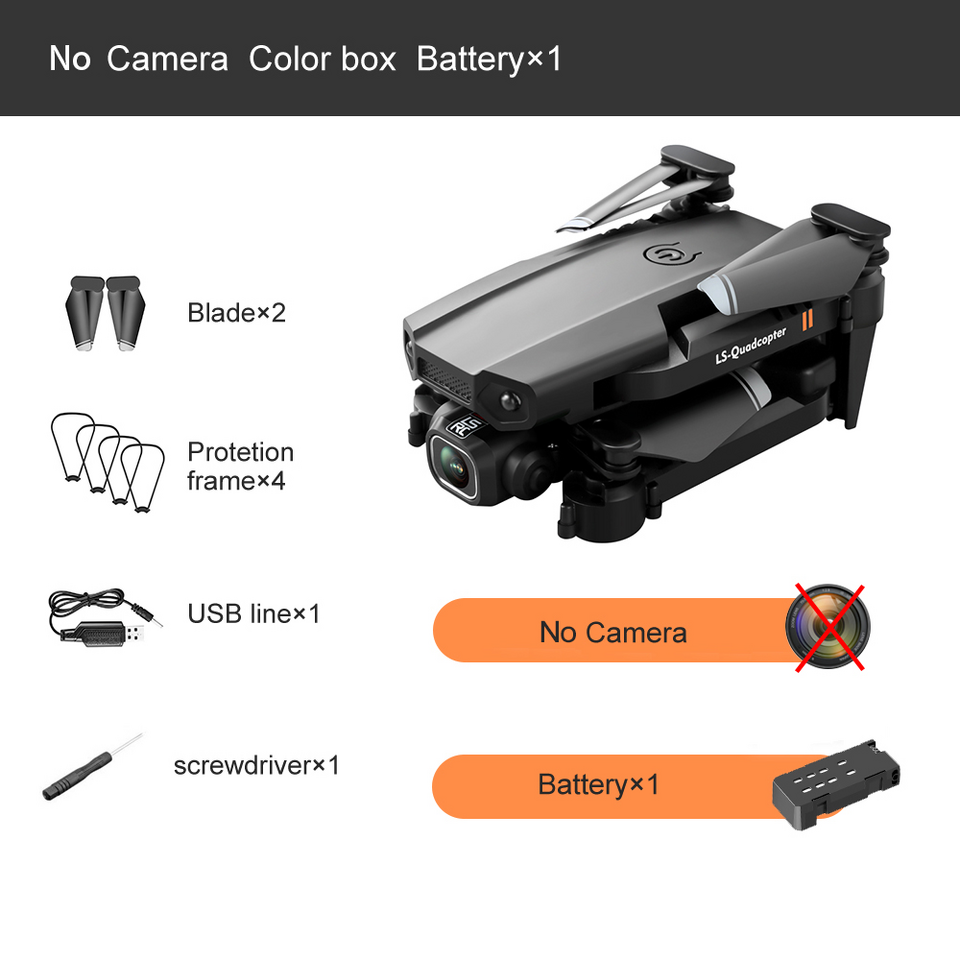 Mini Uav Fixed-Height Quadcopter Dual-Lens Aerial Photography Remote