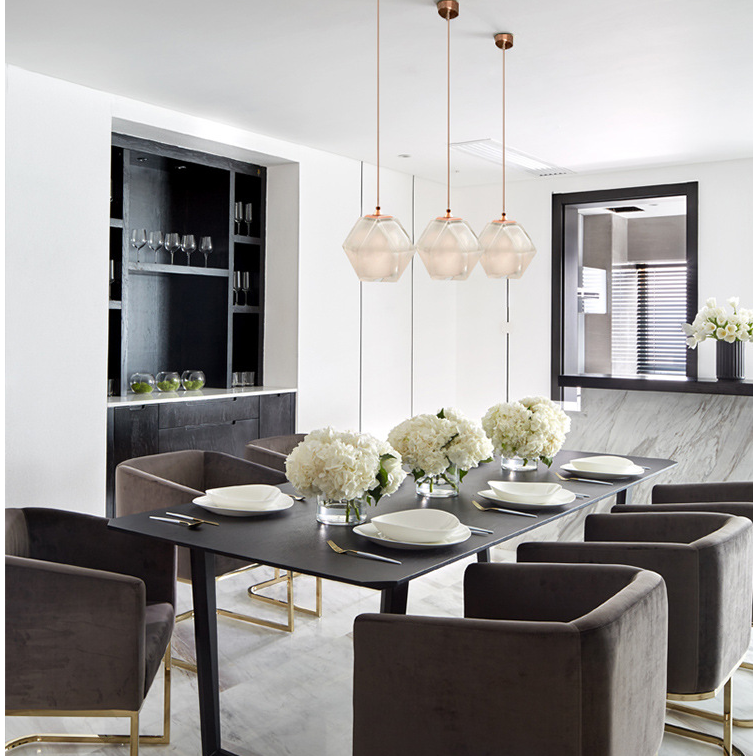 Glass Chandelier Living Room Dining Bar Art Bedside