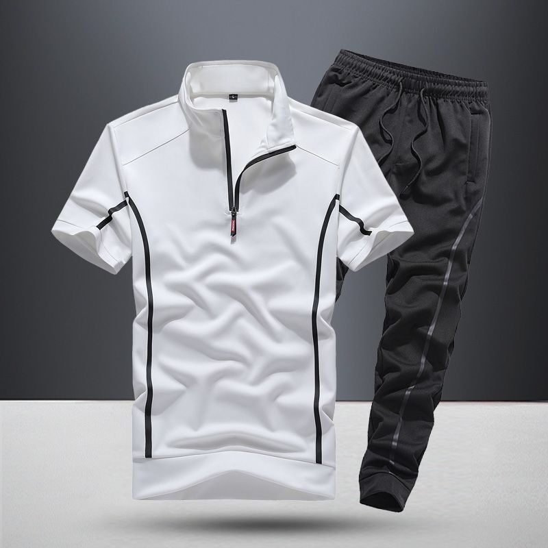 Short Sleeved Set Men's Summer Sportswear Two-piece