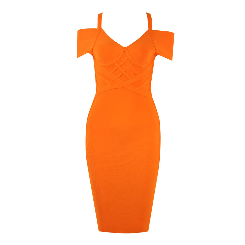Elastic tight bandage dress European and American temperament