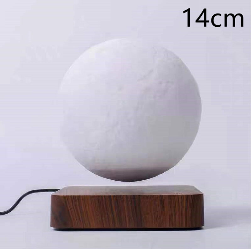 Magnetic Levitation Table Lamp Moon Light 3D Printing