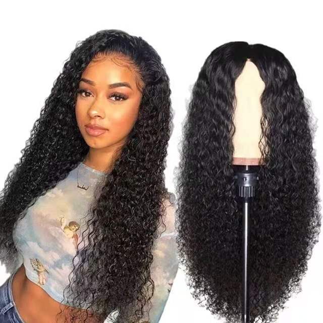 Front Lace Chemical Fiber Long Curly Hair European