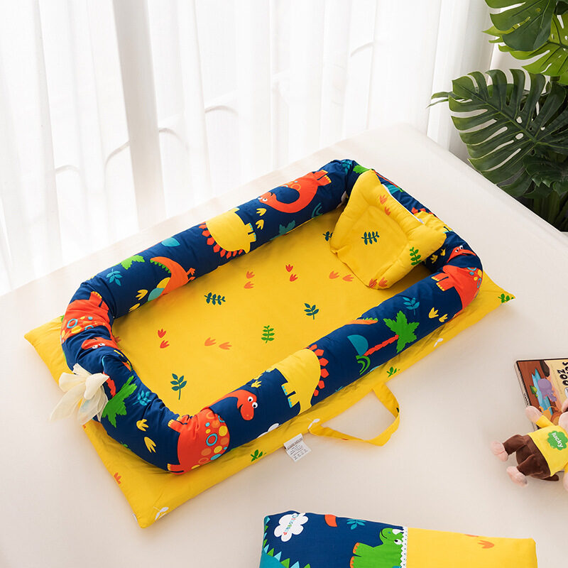 Portable Crib Bed Removable And Washable Newborn Baby