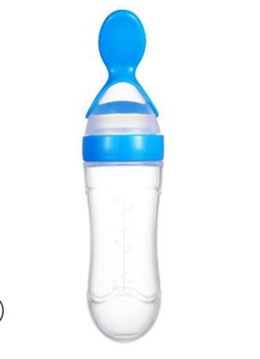 Baby Spoon Bottle Feeder Dropper Silicone Spoons