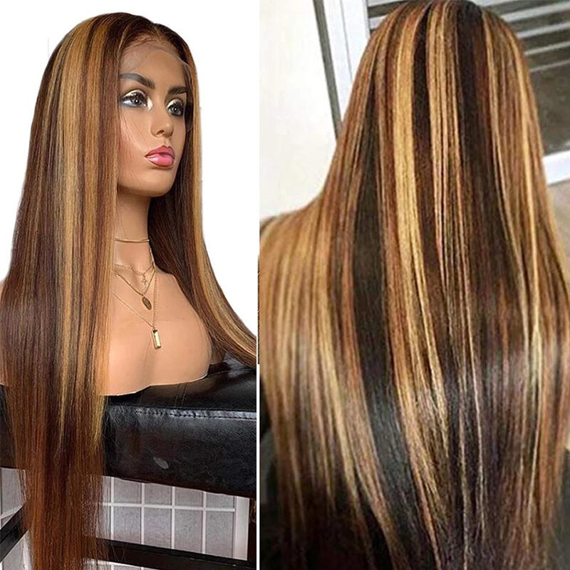 Wig Ladies Chemical Fiber Hair Cover Piano Color