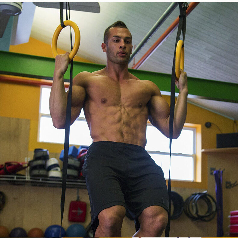 Rings Fitness Adult Gymnastics Training Pull-Ups Indoor Equipment