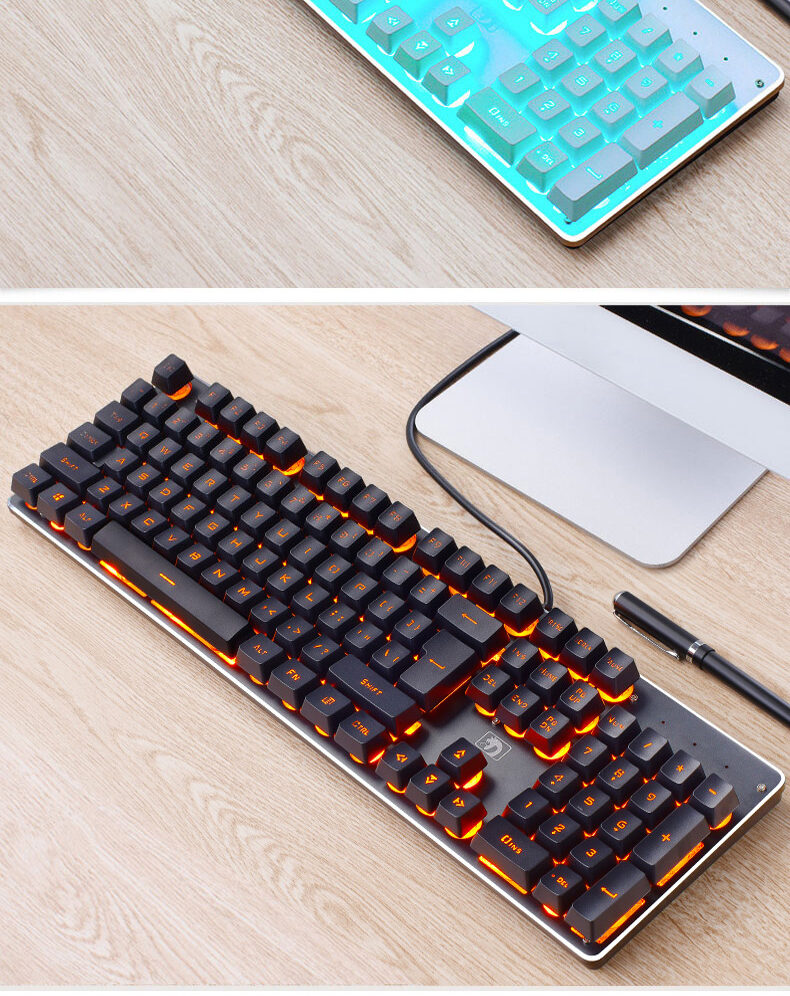 Wired Gaming Keyboard Manipulator Computer Desktop Home Punk